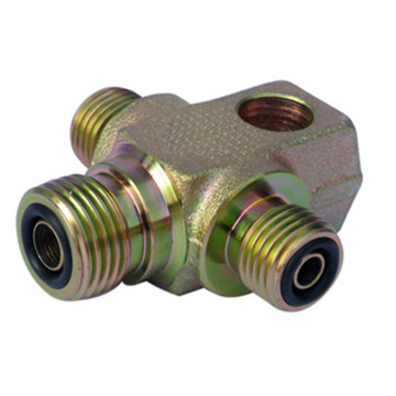 SAE 90° Single-Part Fitting with 24° Cone Connector (acc. to ISO 8434-1 / DIN 2353)